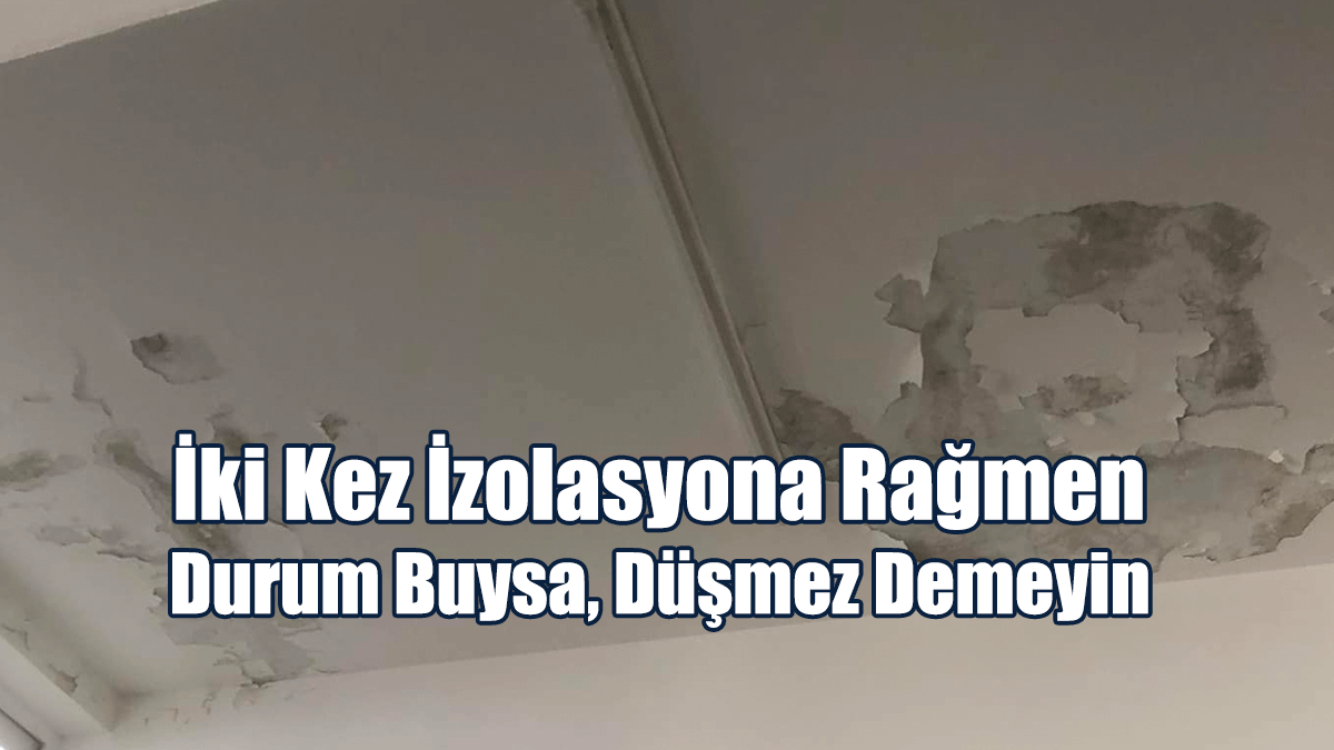 Kurtuluş İlkokulu’nda Sınıfların Tavanındaki Boya Sıvası Dökülüyor
