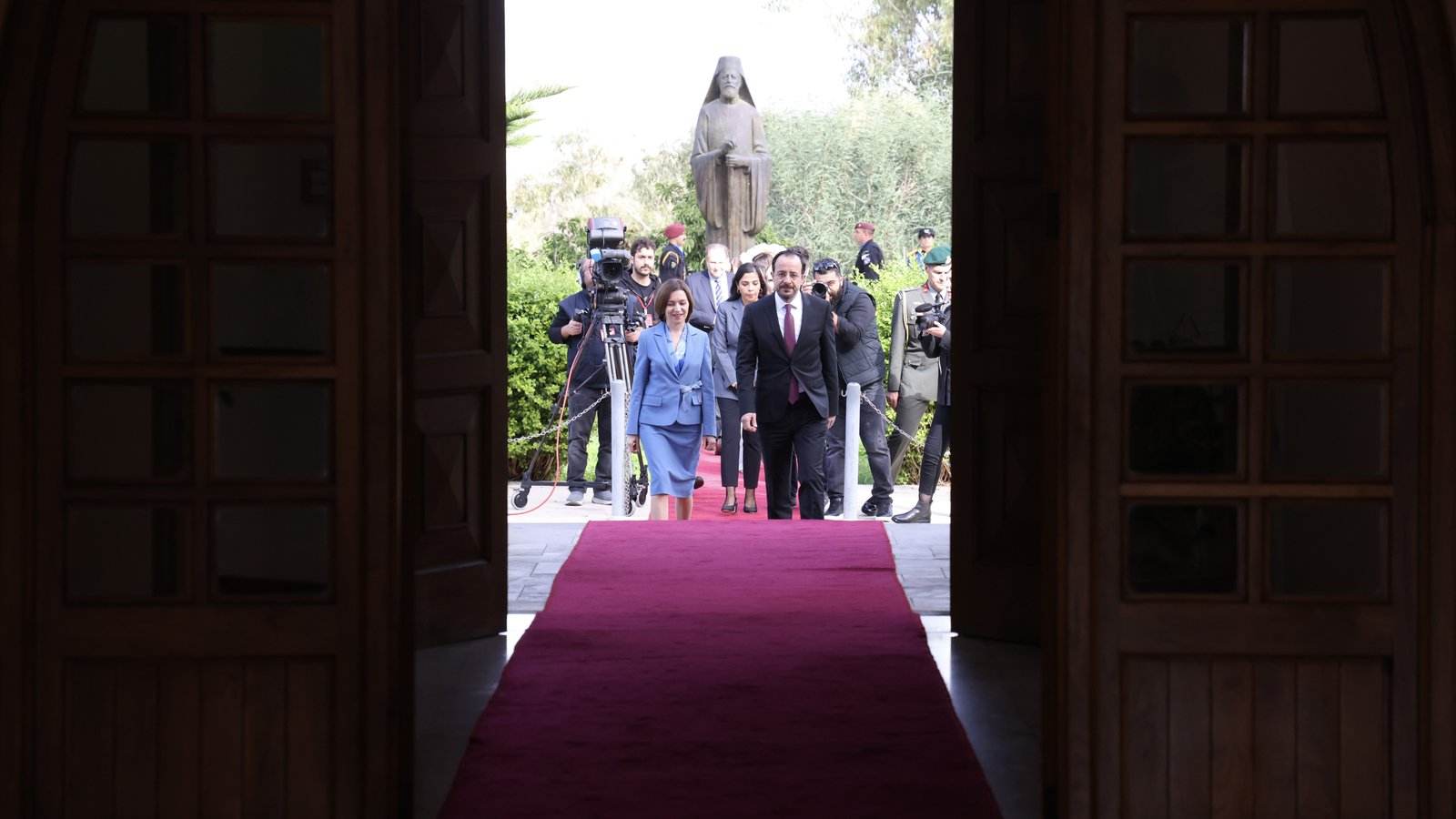 Moldova Cumhurbaşkanı Güney Kıbrıs'ta