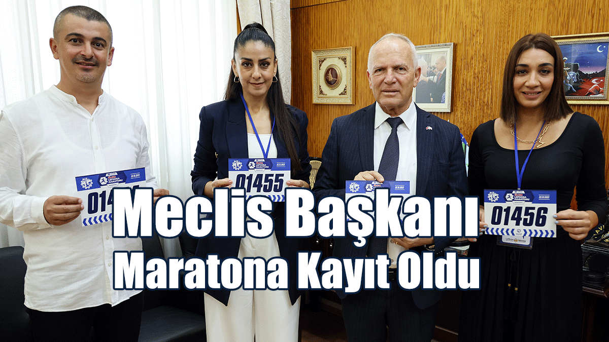 Meclis Başkanı Maratona Kayıt Oldu
