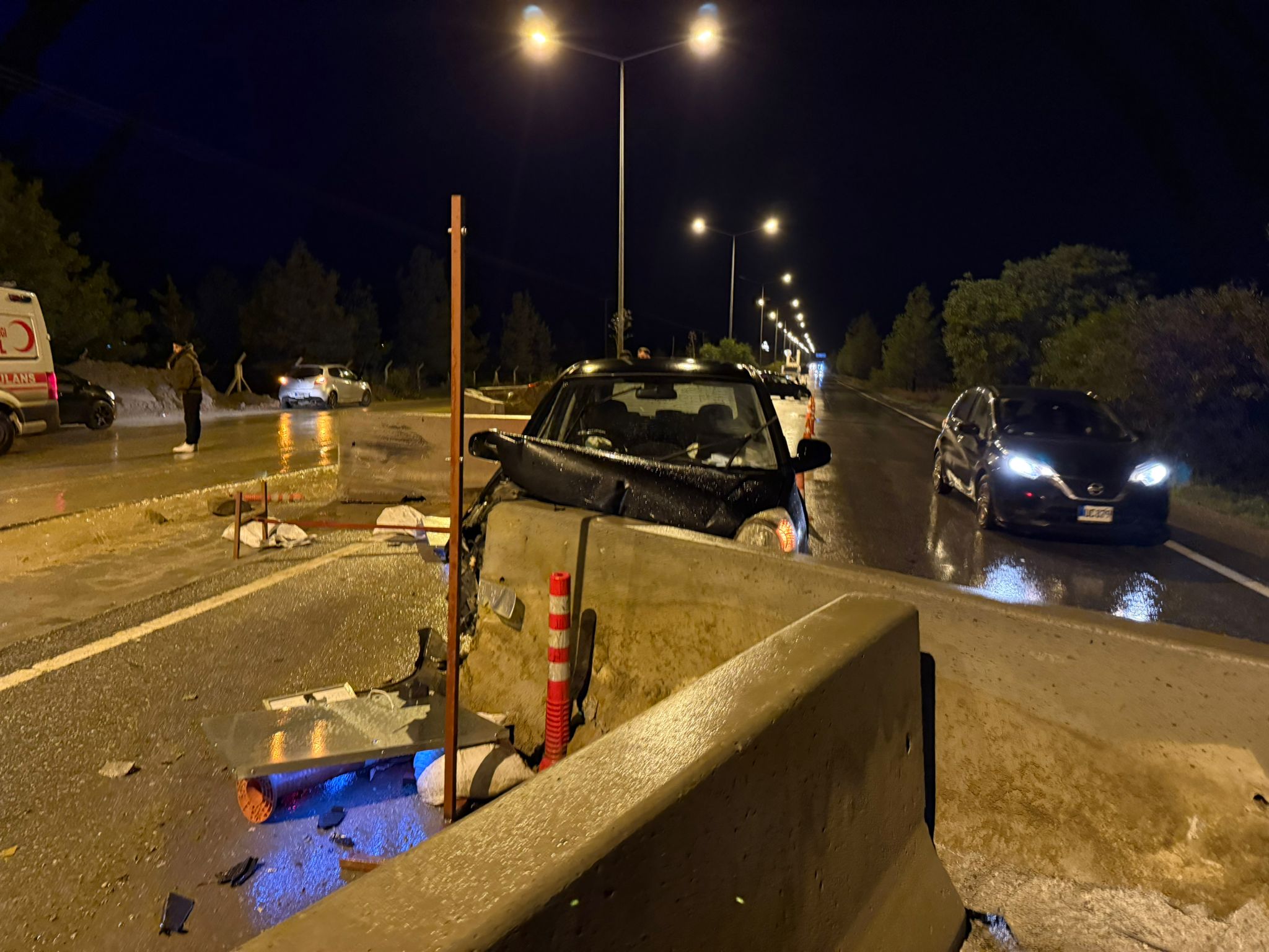 Yeni yılın ilk saatlerinde felaketin eşiğinden dönüldü