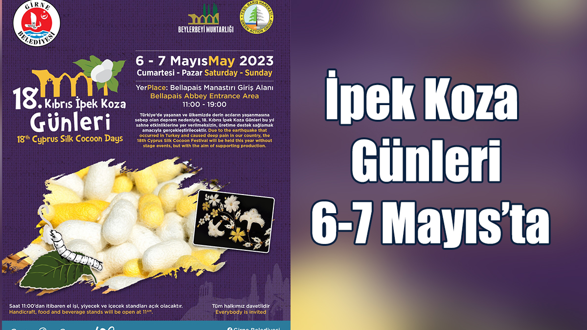 İpek Koza Günleri 6-7 Mayıs’ta