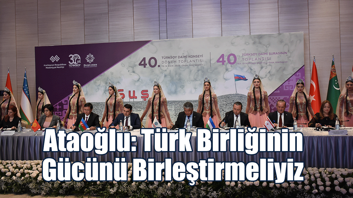 Ataoğlu: Türk Birliğinin Gücünü Birleştirmeliyiz