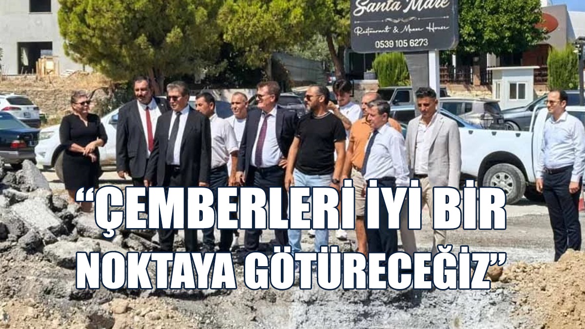 Başbakan Üstel, Alsancak-Lapta-Karşıyaka Ana Yolunu İnceledi
