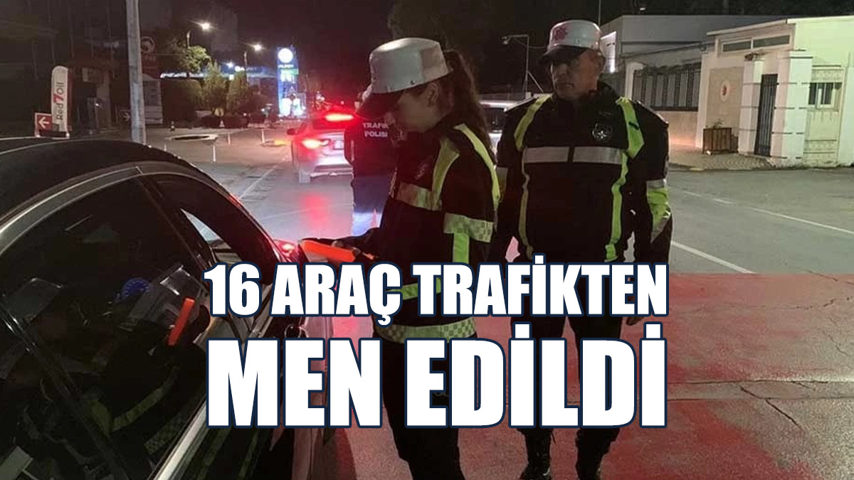 Ülke Genelindeki Trafik Denetimlerinde 243 Sürücü Rapor Edildi