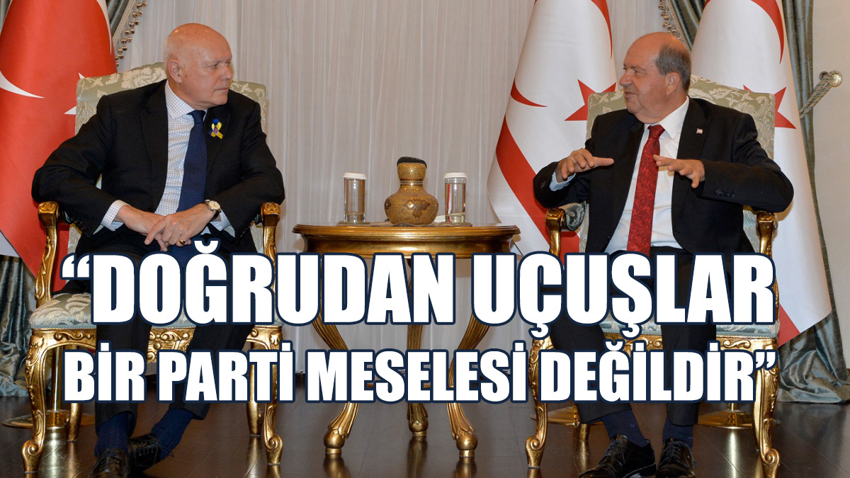 Tatar, Doğrudan Uçuşlar İçin Kampanya Yürüten İngiliz Vekili Kabul Etti