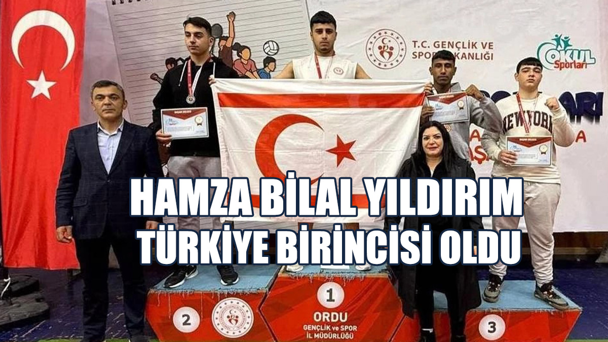 Hamza Bilal Yıldırım, Kick Boks Turnuvası’nda Türkiye Birincisi Oldu