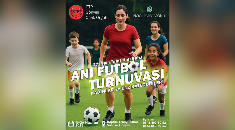 27. Naci Talat Halı Saha Futbol Anı Turnuvası başlıyor