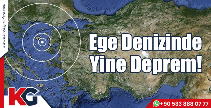 Ege Denizinde Yine Deprem!