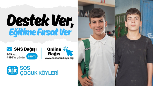SOS, eğitime destek amacıyla bağış kampanyası düzenledi