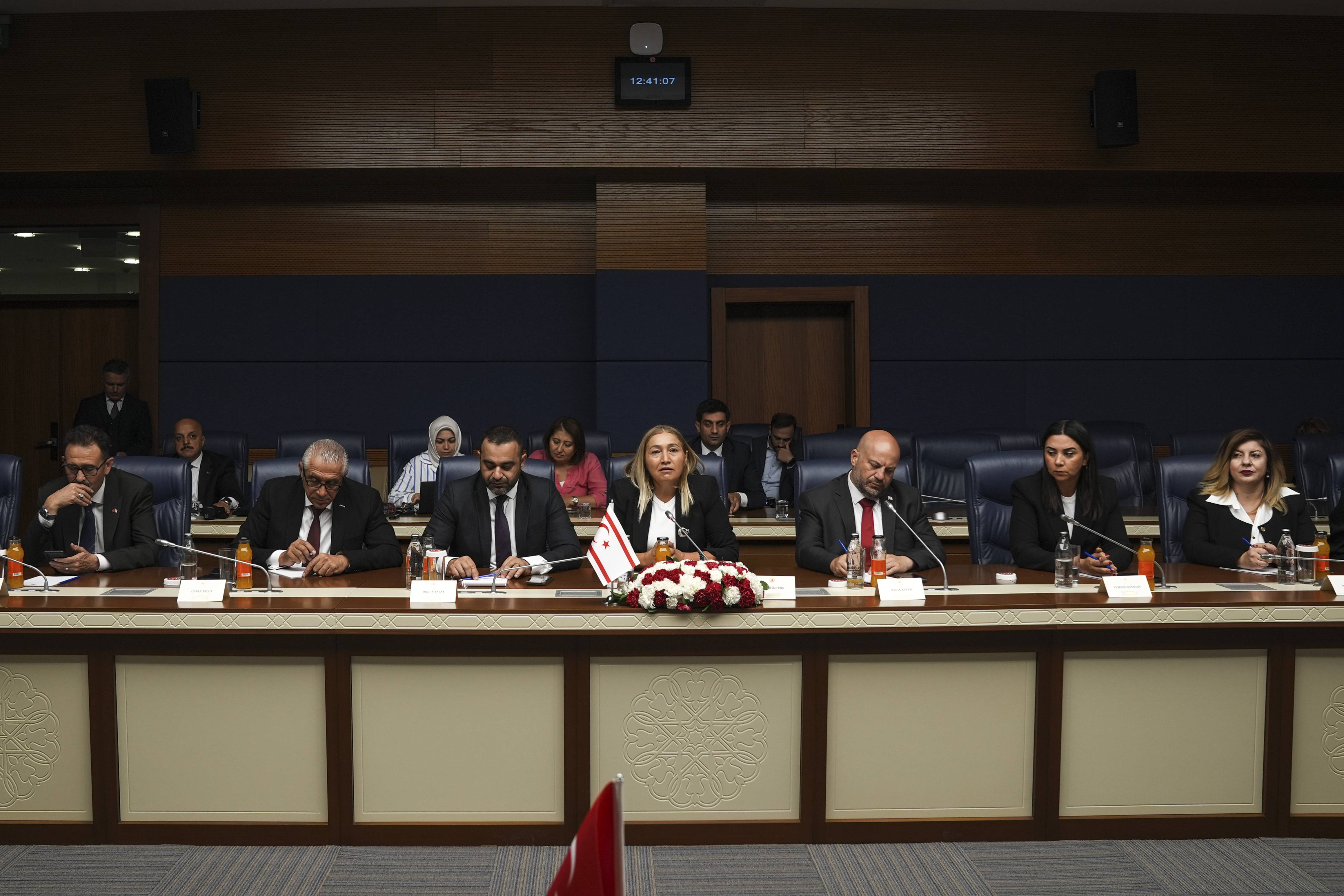 Tipioğlu, Cumhuriyet Meclisi heyetiyle görüştü