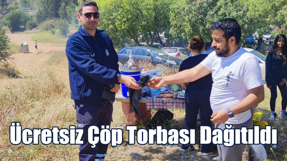 Vatandaşlara Ücretsiz Çöp Torbası Dağıtıldı