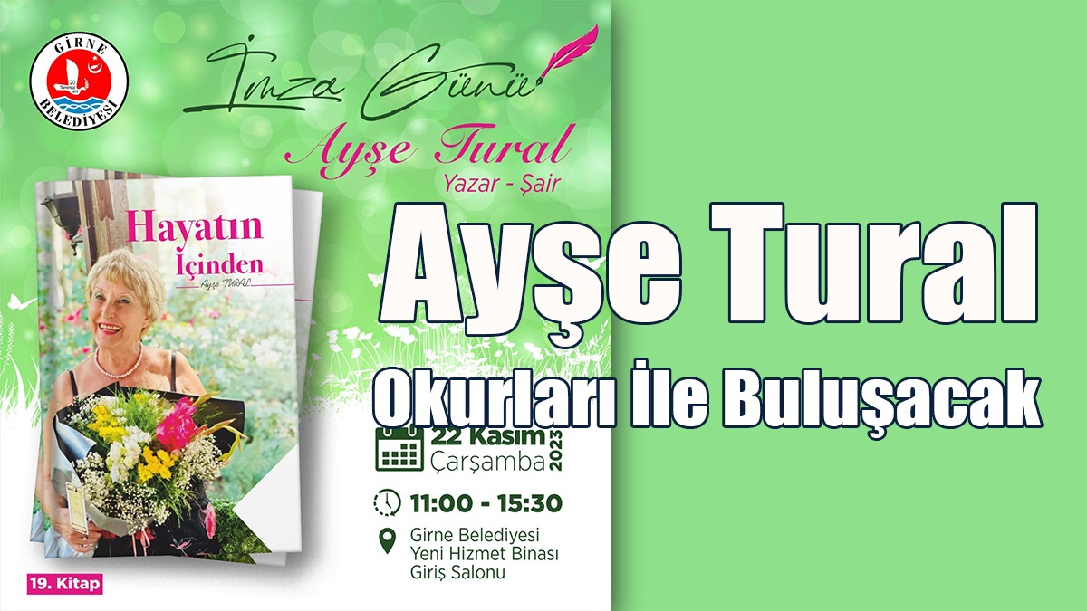 Ayşe Tural Okurları İle Buluşacak
