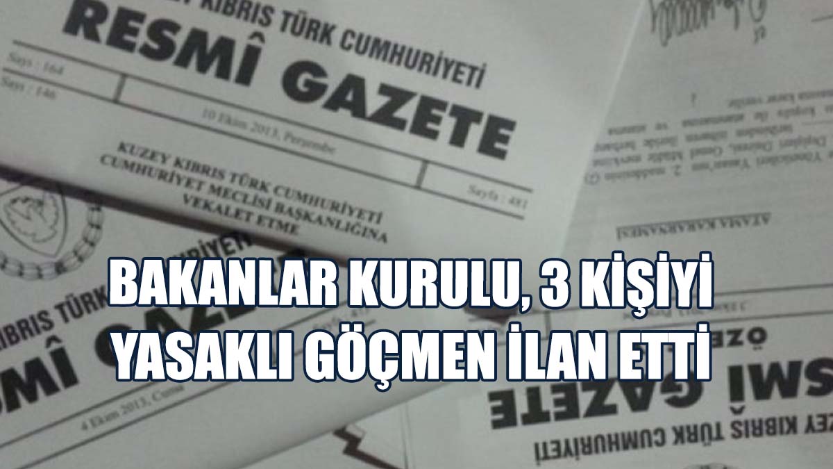 Karar Resmi Gazete'de Yayımlandı