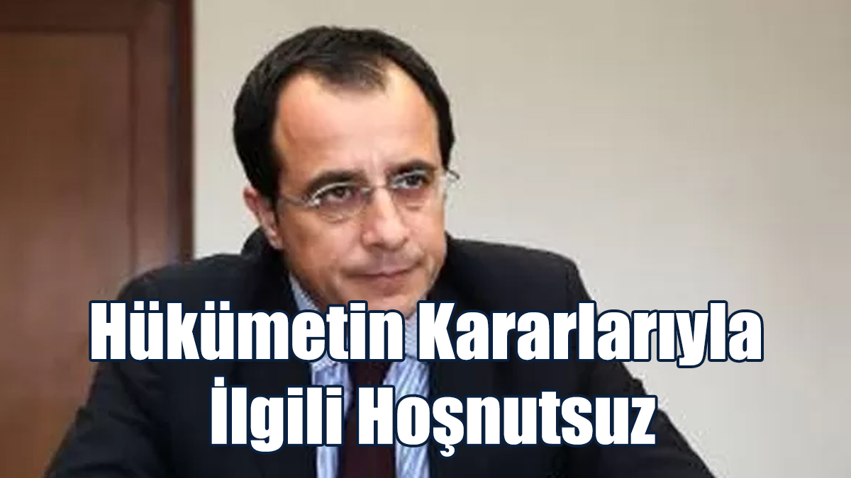 Hristodulidis Hükümetin Kararlarıyla İlgili Hoşnutsuz