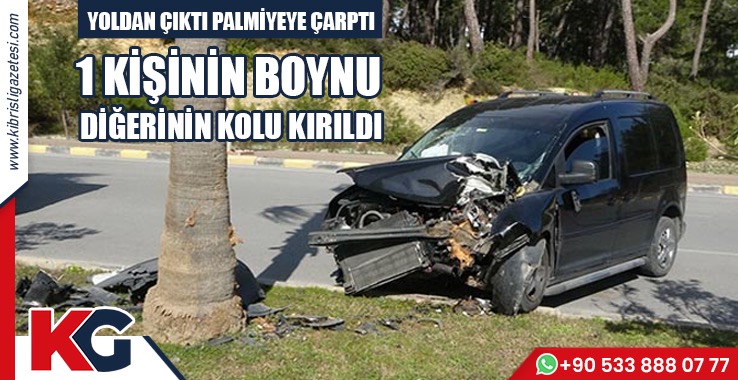 Bafra’da Kaza: 2 Yaralı