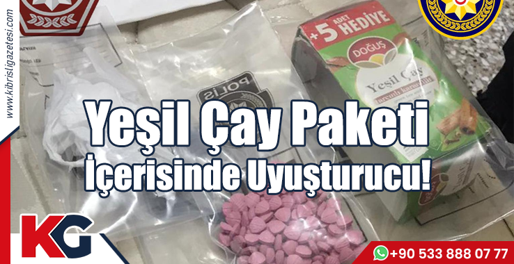 Yeşil Çay Paketi İçerisinde Uyuşturucu!