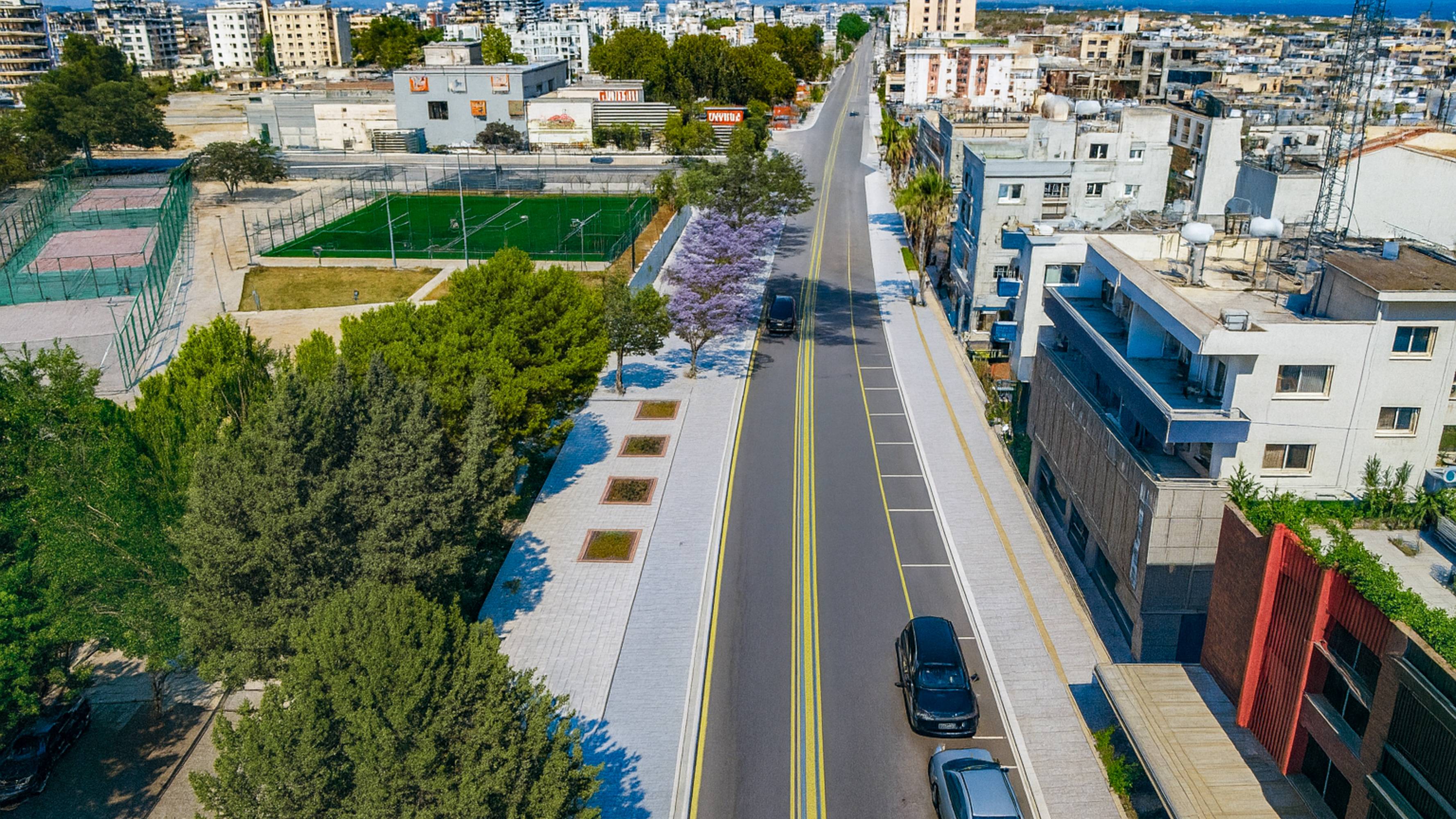 Gazimağusa'da İsmet İnönü Bulvarı'ndaki ikinci etap düzenlemeler 2 Ocak'ta başlayacak