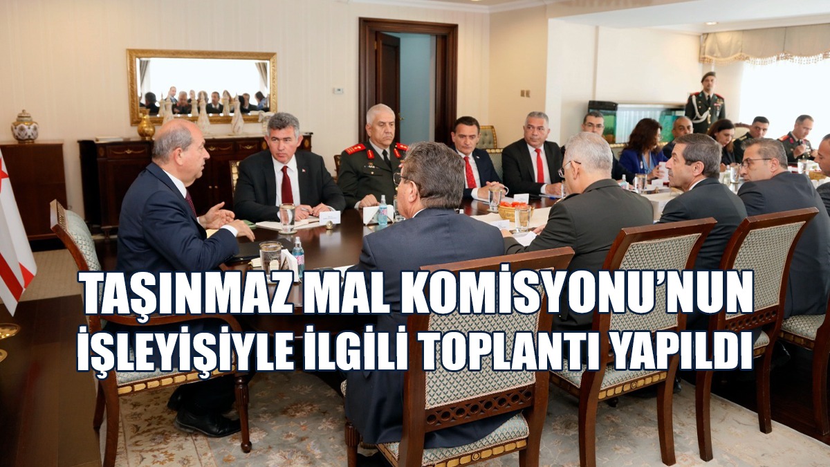 Toplantı Cumhurbaşkanı Tatar Başkanlığında Yapıldı