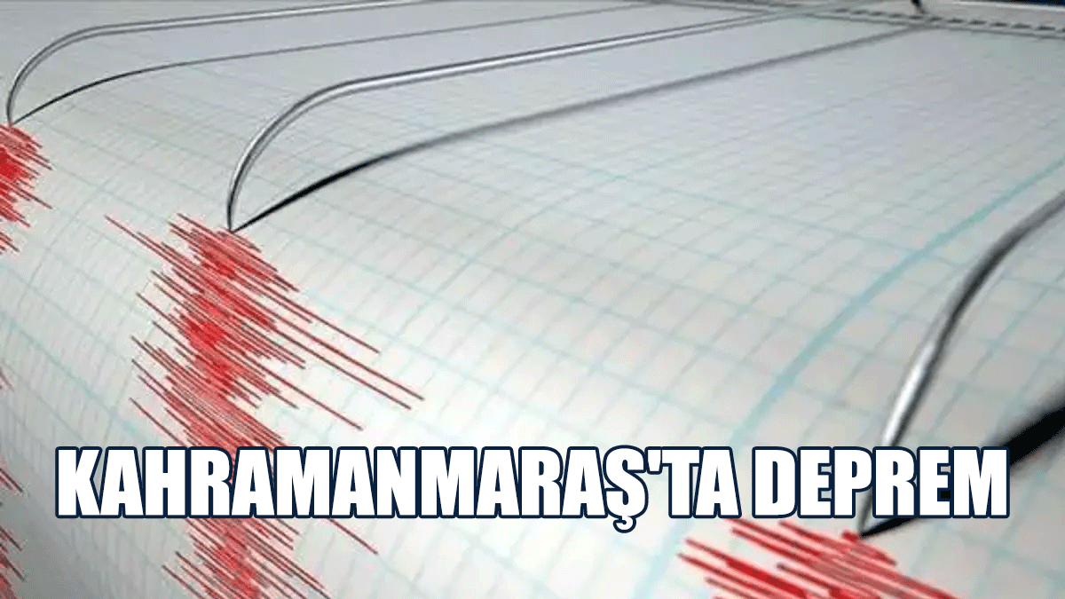 Kahramanmaraş'ta 3,7 Büyüklüğünde Deprem