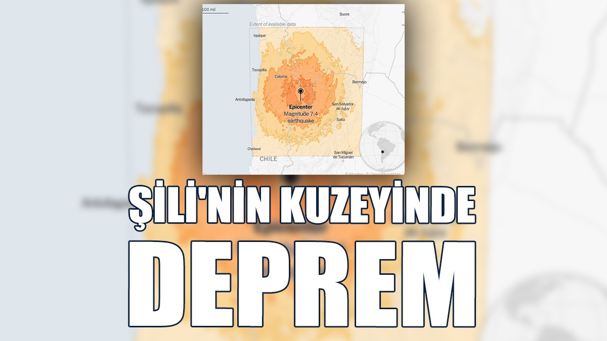Şili'nin Kuzeyinde 7,4 Büyüklüğünde Deprem Oldu