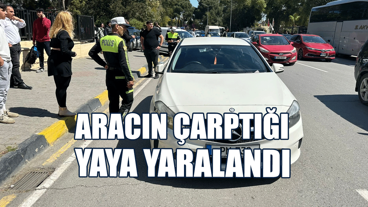 Aracın Çarptığı 16 Yaşındaki Yaya Yaralandı