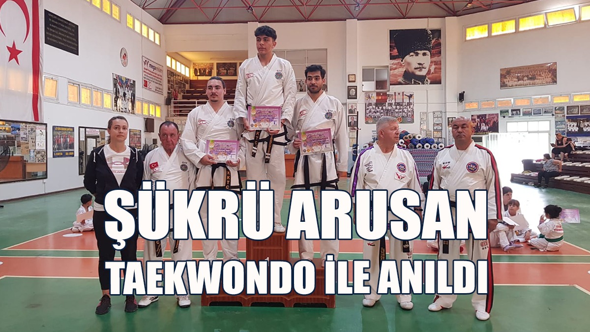 Şükrü Arusan Taekwondo Şampiyonası Yapıldı