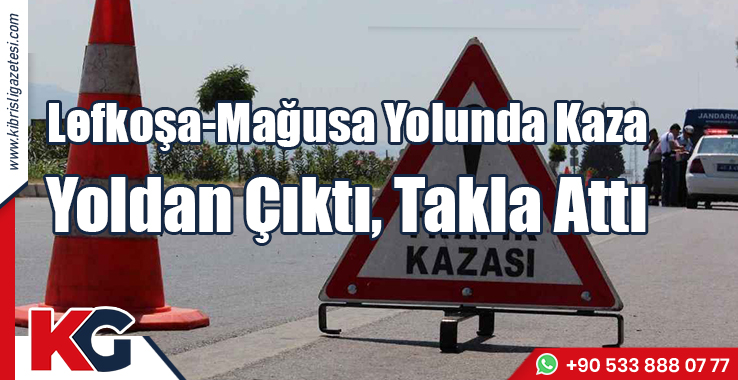 Alkol Yine Kaza Getirdi: 3 Yaralı