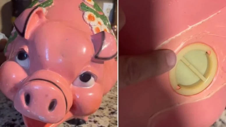 Süs diye aldığı kumbaradan “mini servet” çıktı