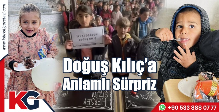 Doğuş Kılıç'a Anlamlı Sürpriz