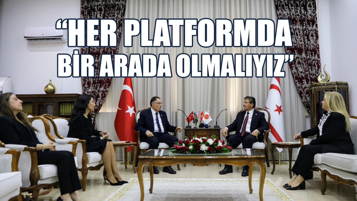 Üstel, Malkoç İle Aliyeva'yı Kabul Etti