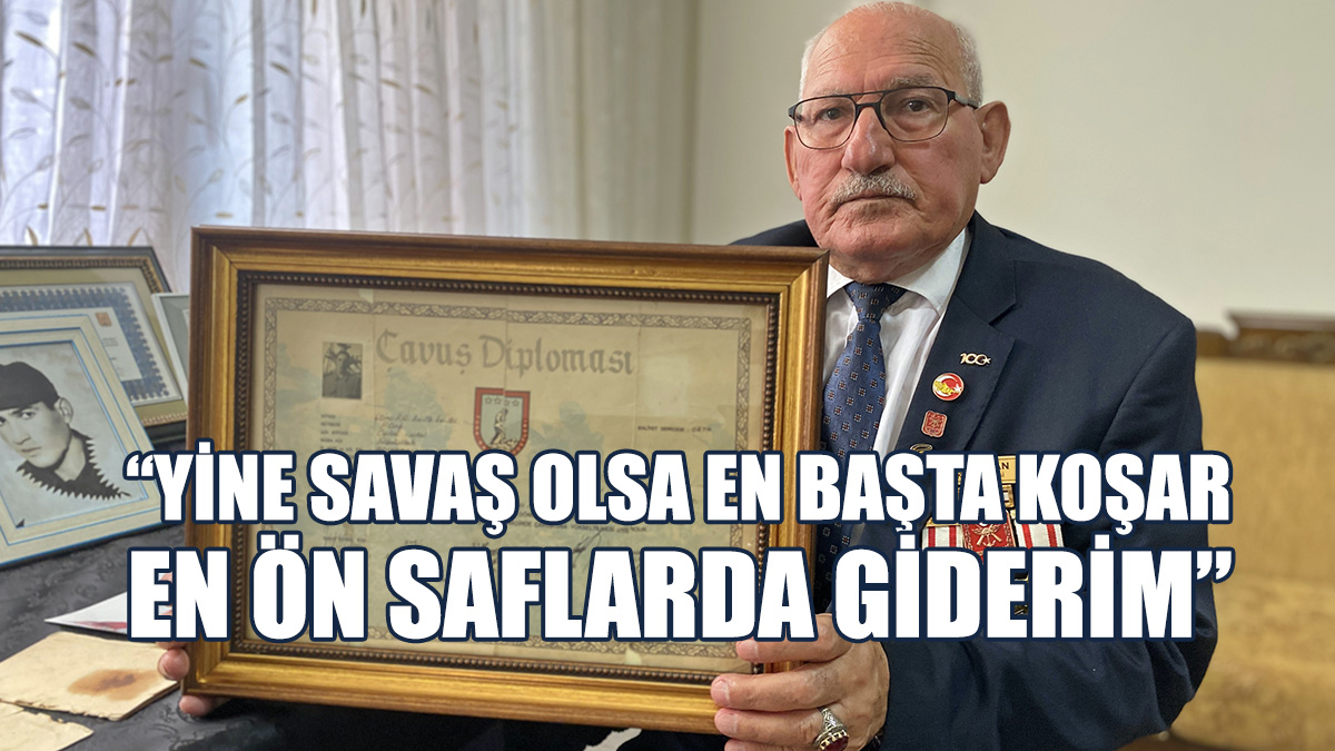 Mersinli Kıbrıs Gazisi 50 Yıl Önceki Cesaret Ve Kararlılığını Koruyor