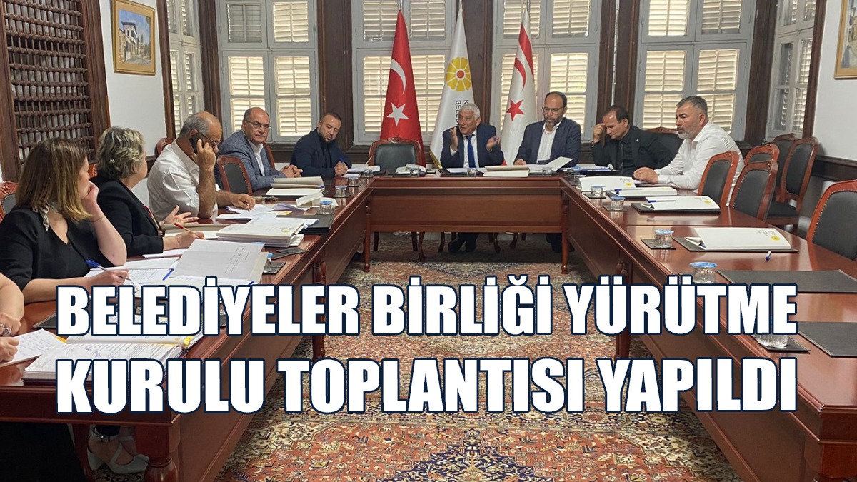 Özçınar Başkanlığındaki Toplantı Yaklaşık Üç Saat Sürdü