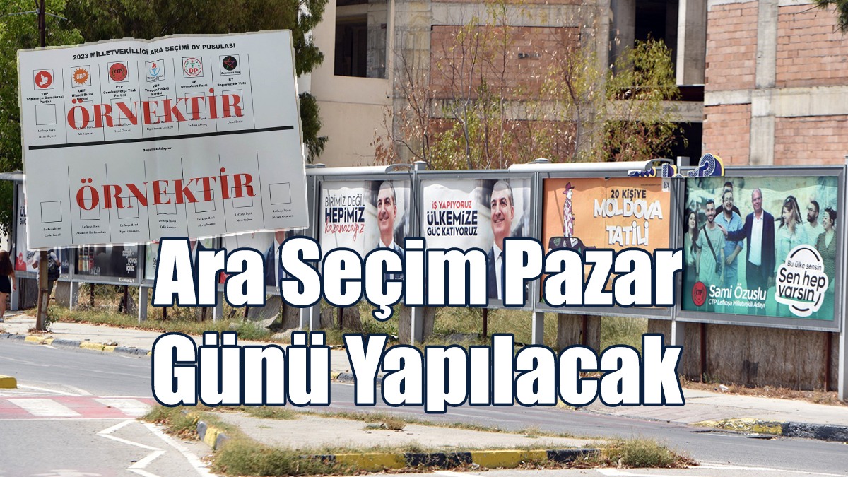 Ara Seçim Pazar Günü Yapılacak