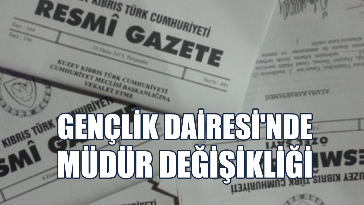 Gençlik Dairesi Müdürü Hakan Özsaygın Görevden Alındı