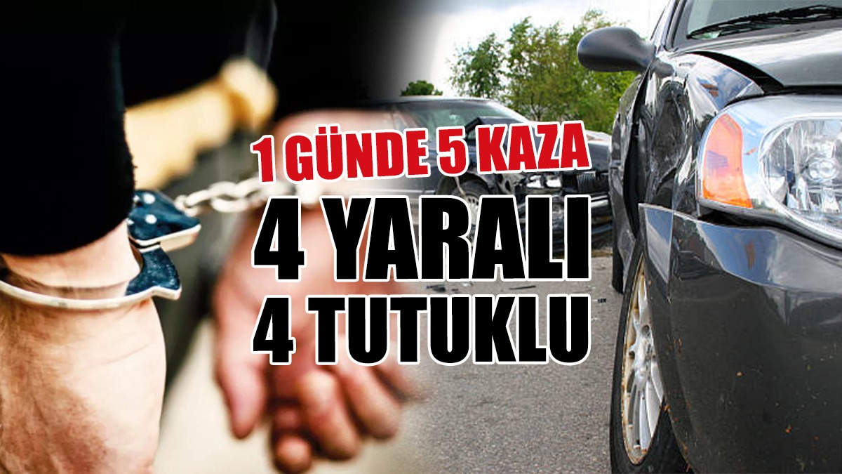5 Kazadan 4’ünde Sürücüler Alkollü Çıktı!