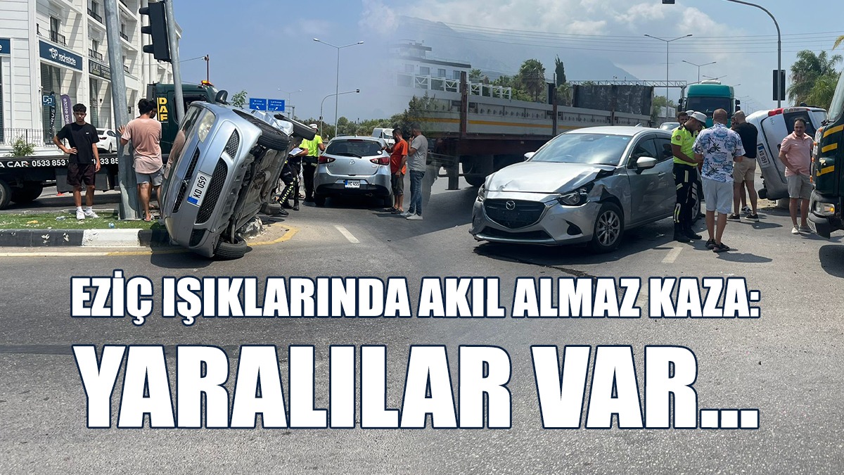 Eziç Işıklarında Akıl Almaz Kaza: Yaralılar Var…