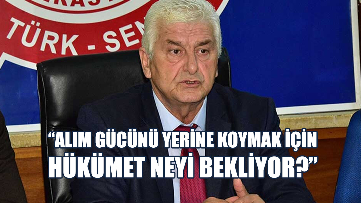 TÜRK-SEN, Yeni Asgari Ücretin “Acil Olarak” Belirlenmesini İstedi