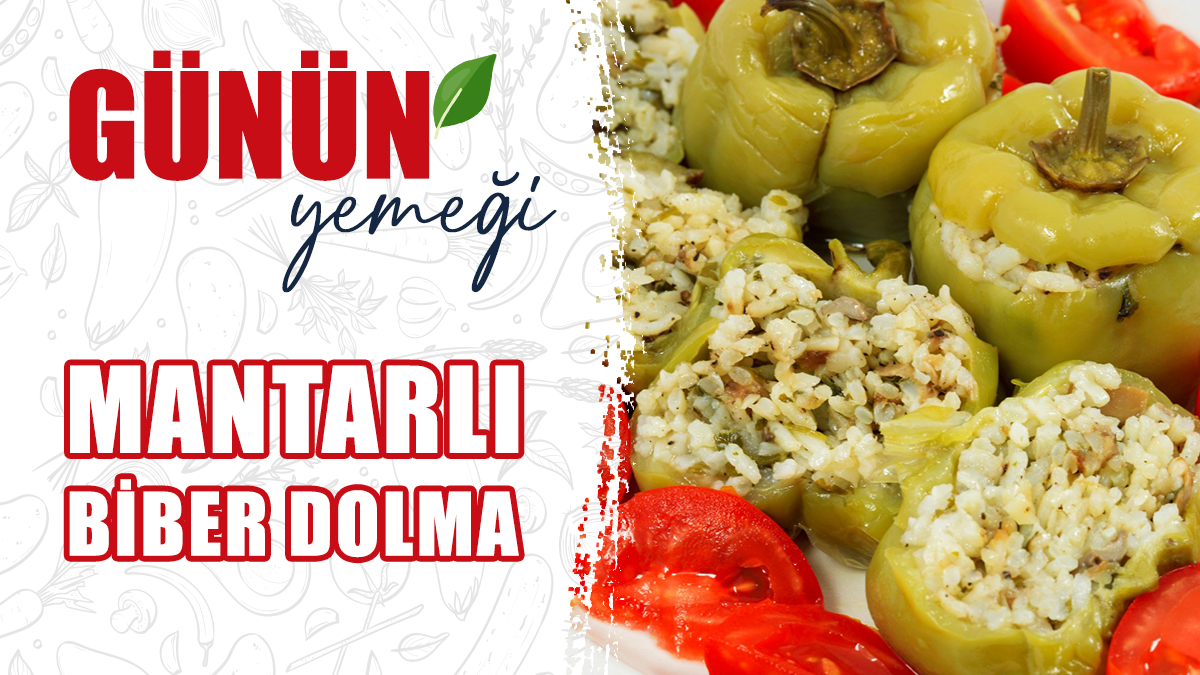Mantarlı Biber Dolması