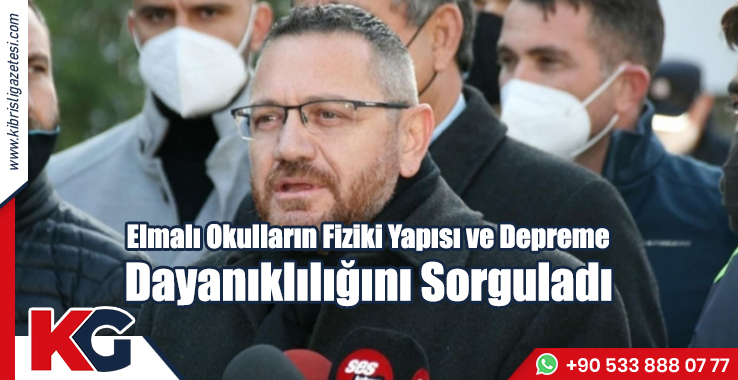 Elmalı Okulların Fiziki Yapısı ve Depreme Dayanıklılığını Sorguladı