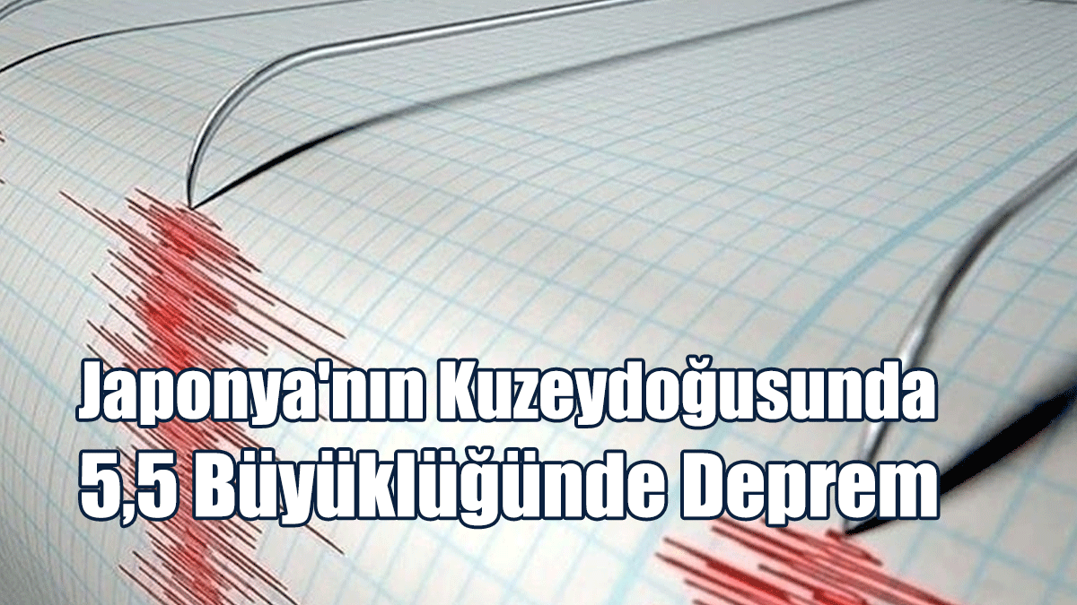 Japonya'nın Kuzeydoğusunda 5,5 Büyüklüğünde Deprem