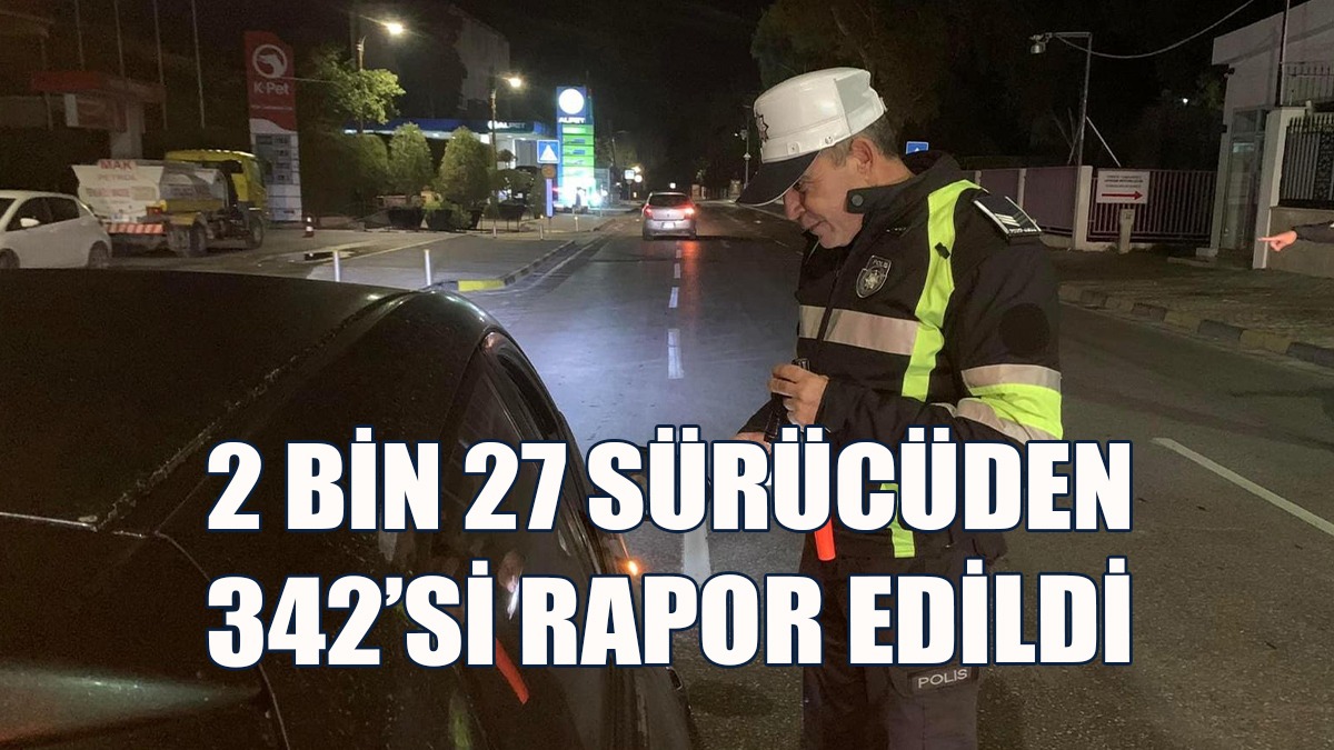 19 Araç Trafikten Men Edildi