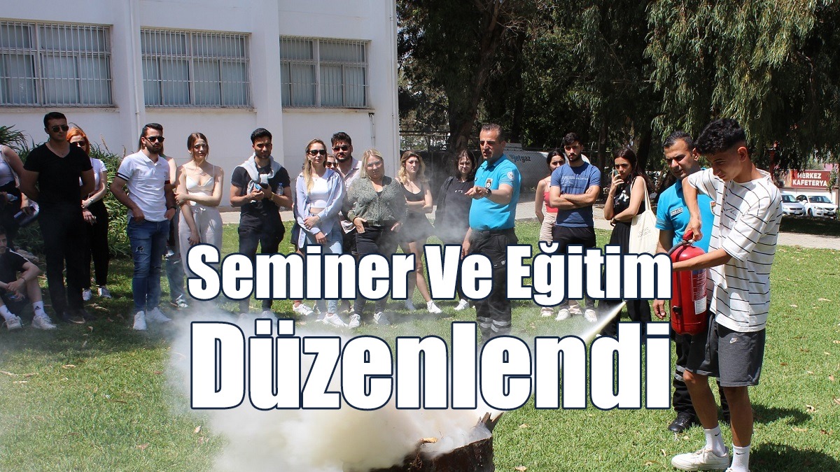 Yangın Söndürme Teknikleri Konularında Bilinçlendirme Yapıldı