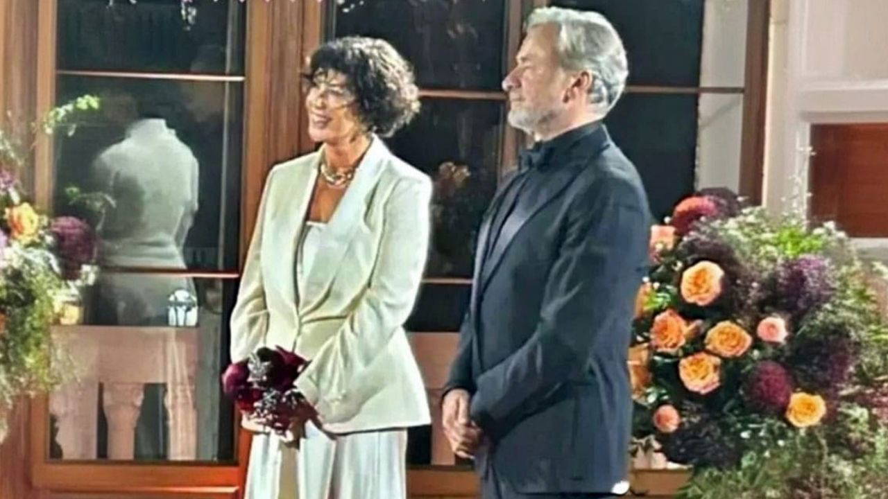 Gazeteci Şirin Payzın, Venedik’teki tarihi sarayda evlendi