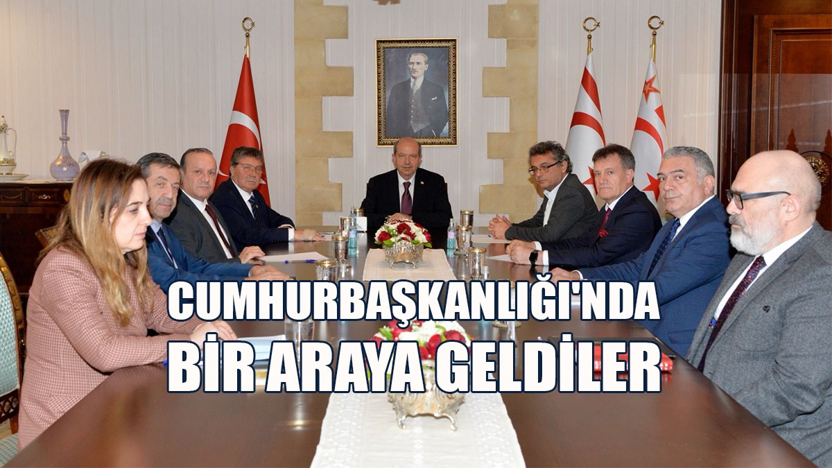 Cumhurbaşkanlığı’nda Bir Araya Geldiler