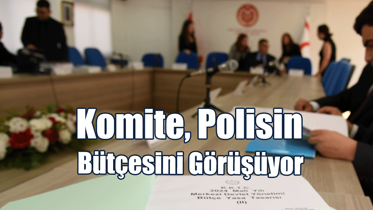 Komite, Polisin Bütçesini Görüşüyor