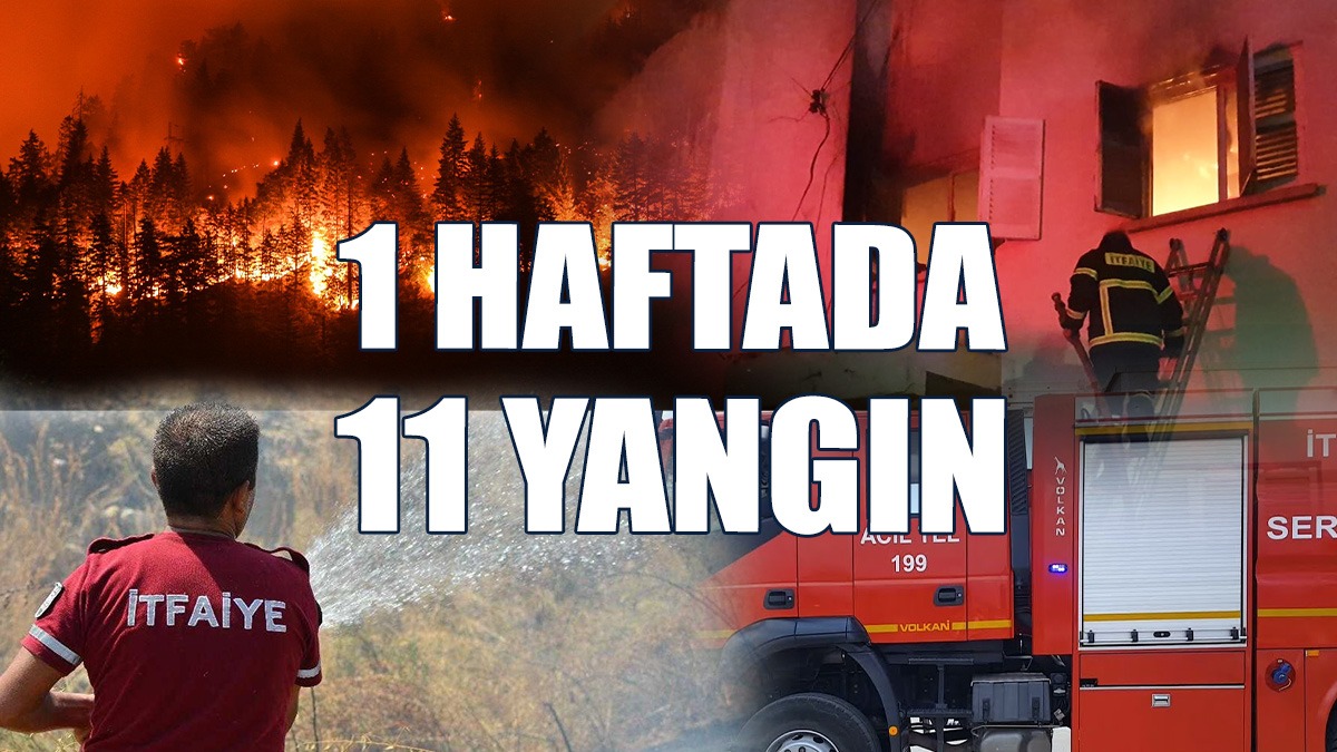 Yangınlarda Zarar 317 bin 750 TL...