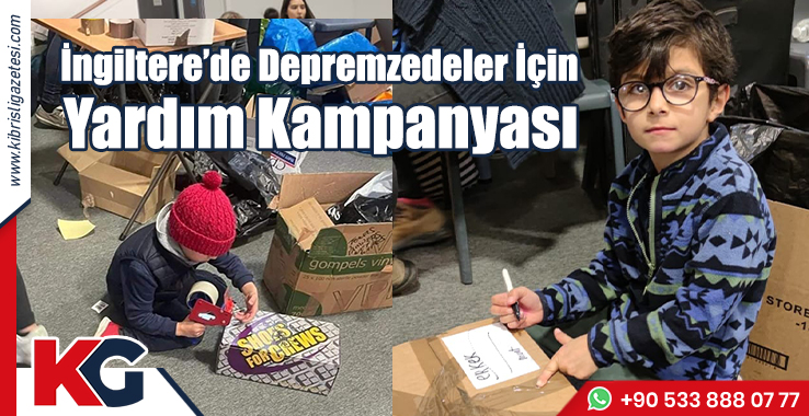 İngiltere’de Depremzedeler İçin Yardım Kampanyası