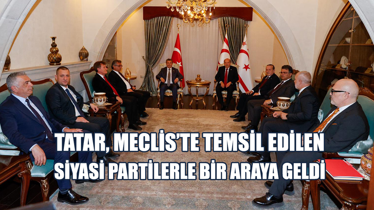 Tatar, Cenevre Öncesi Partilerle Bir Araya Geldi
