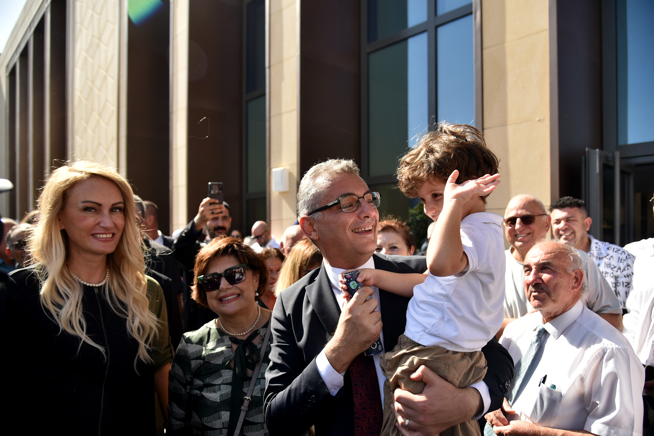 Cumhurbaşkanı Erhürman ve eşi Nilden Bektaş Erhürman resepsiyon düzenledi