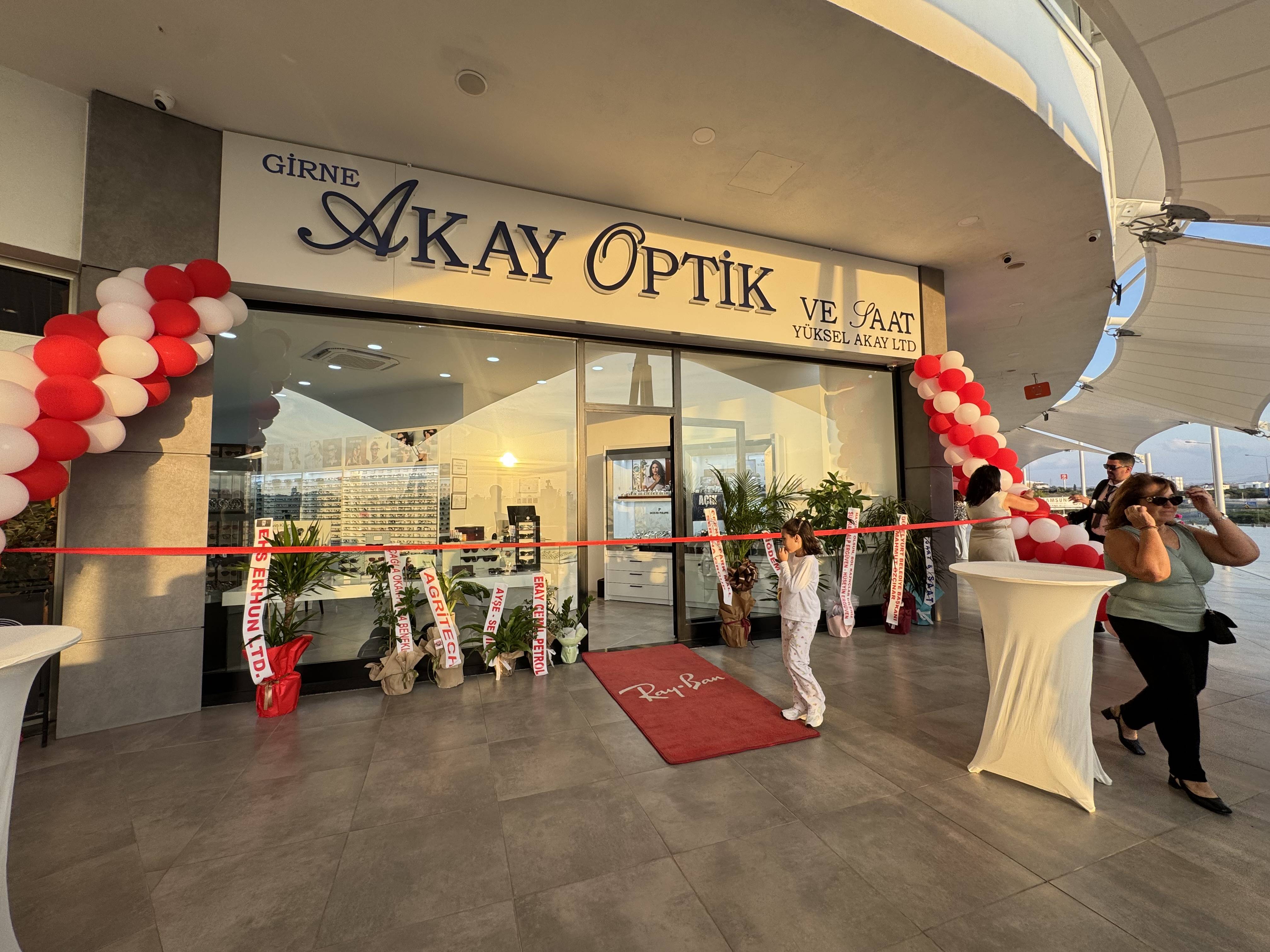 Girne Akay Optik’in Güzelyurt mağazası açıldı